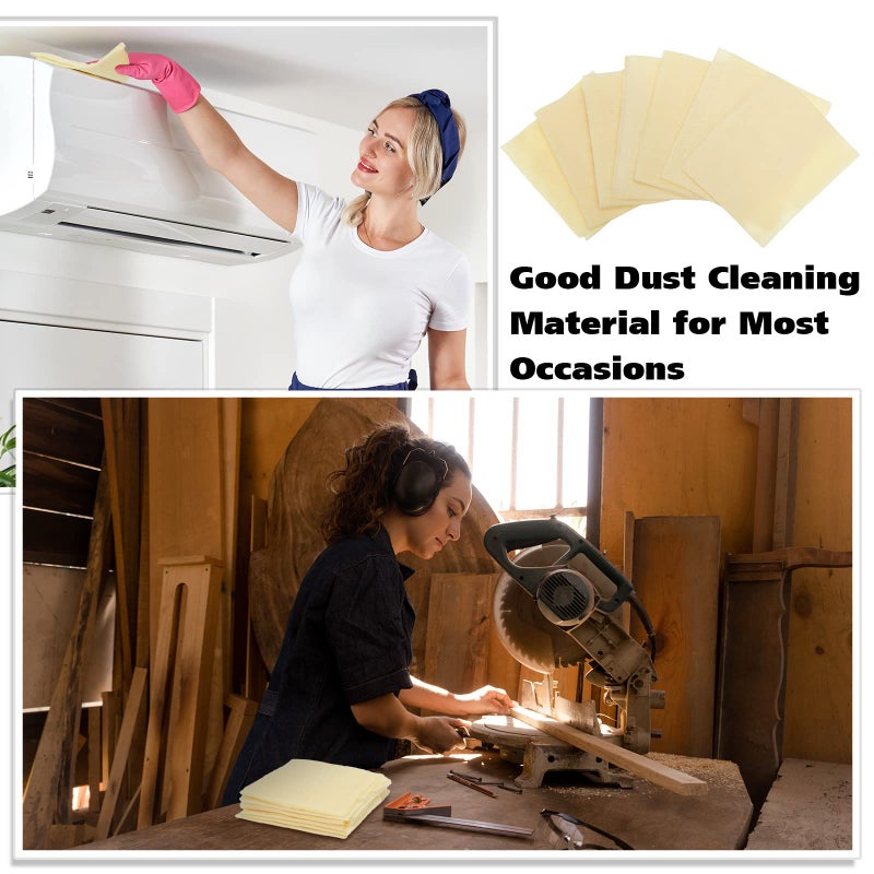 Eccliy 90 Pcs Tack Cloths Painters Tack Cloth Woodworking Removing Dust Rags for Metal, Sanding Particles, Automotive, Painting, Woodworking,Cleans Surfaces - Image 5