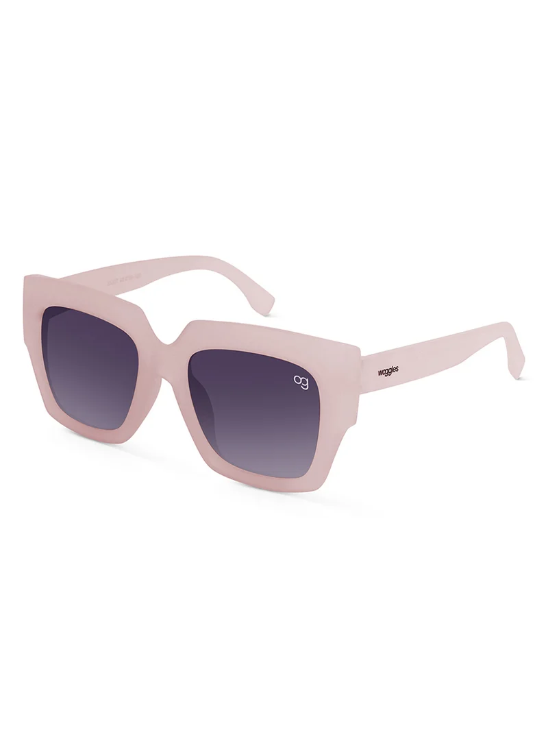 Woggles Blazeon Light Pink Square Kids Sunglasses