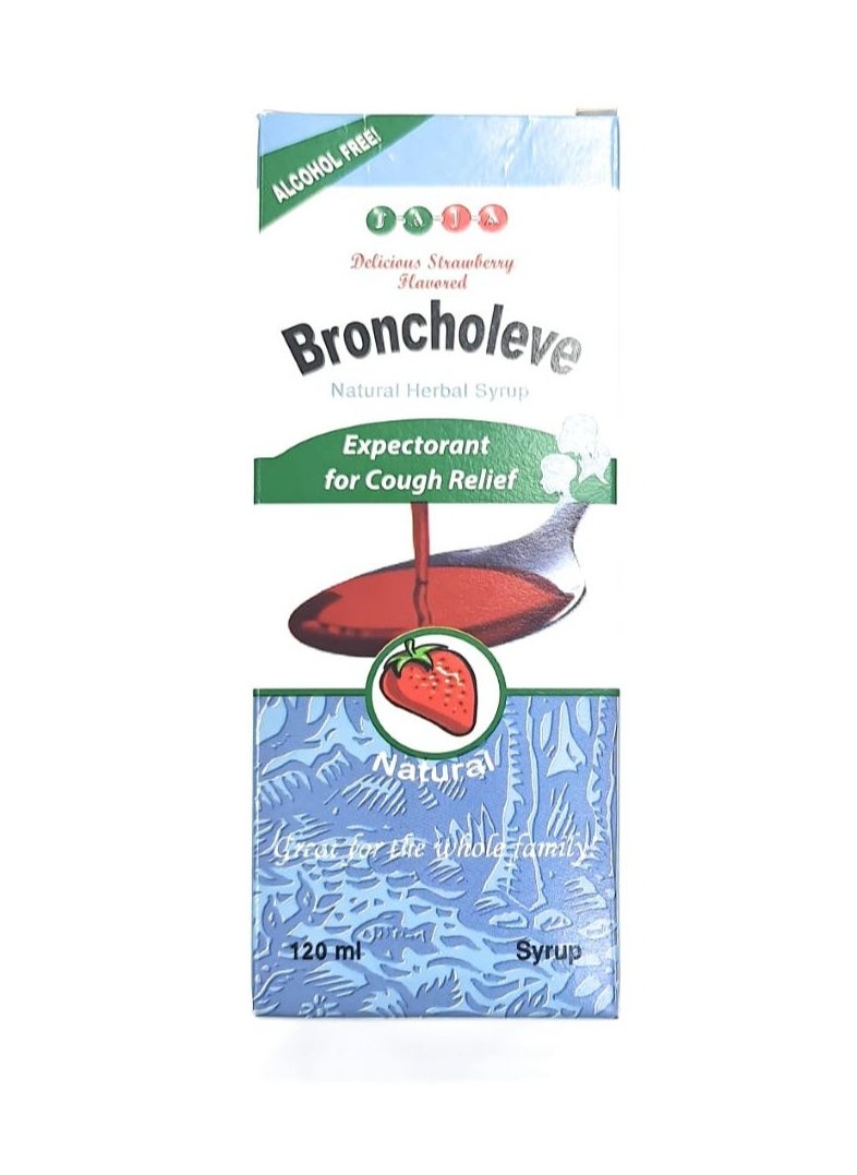 SAJA Pharmaceuticals Broncholeve Natural Herbal Syrup 120ml 