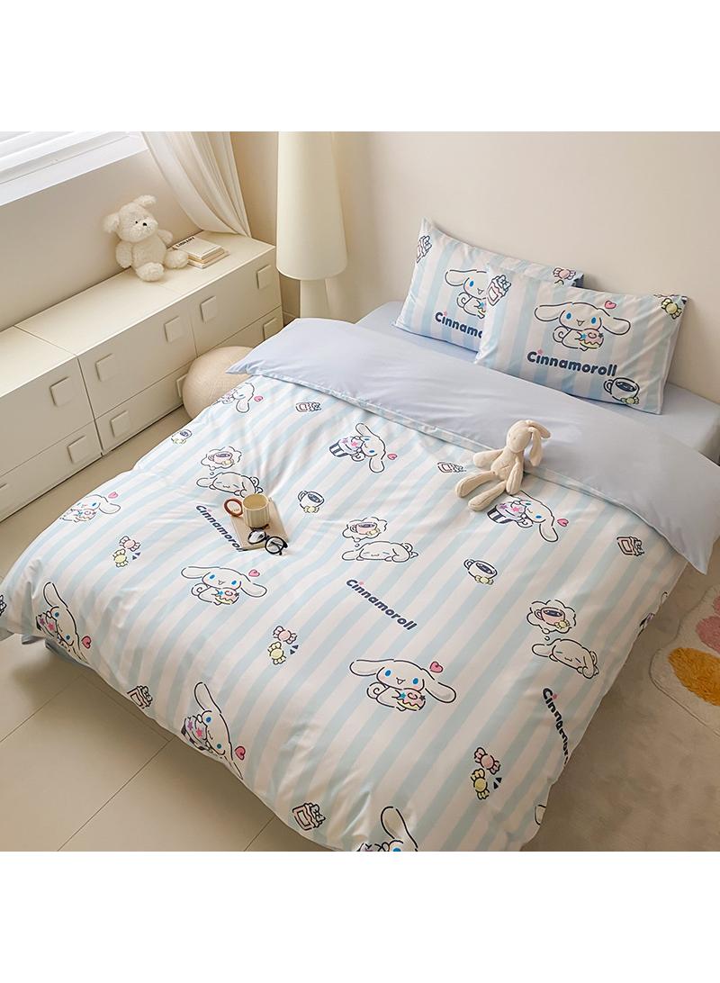 4-Piece Cinnamoroll Cotton Comfortable Set Fitted Sheet Set Children'S Day Gift Birthday Gift  - Image 1