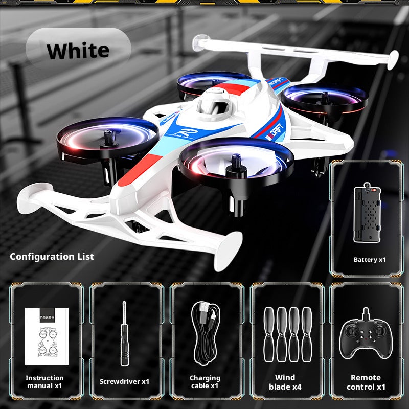 Remote Control Amphibious RC Quadcopter Car 2-in-1 Stunt Drone Toy - Image 5