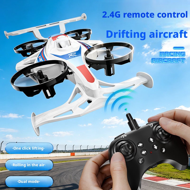 Remote Control Amphibious RC Quadcopter Car 2-in-1 Stunt Drone Toy - Image 3