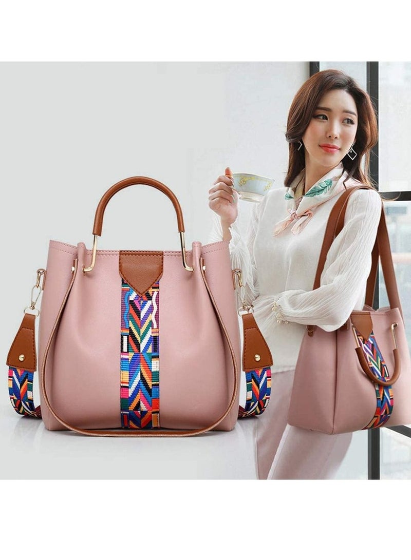 4-Piece Double Zipper Bags Multicolour