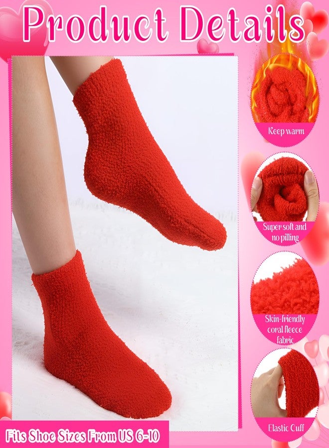 فوينكور جوارب نسائية شتوية ناعمة من Foaincore، 24 زوجًا، جوارب مريحة ودافئة من الألياف الدقيقة، هدية مثالية لعيد الحب - Image 4