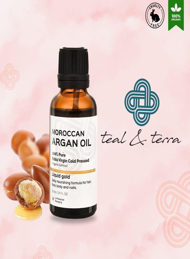 تيال آند تيرا زيت الشعر بالأرغان من تيل آند تيرا للتحكم في تساقط الشعر وإصلاح التجعد | مع زيت الأرغان المغربي للشعر الجاف والتالف والمجعد | يغذي فروة الرأس والشعر | تركيبة غير دهنية لجميع أنواع الشعر (30 مل) - Image 2