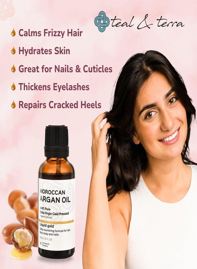 تيال آند تيرا زيت الشعر بالأرغان من تيل آند تيرا للتحكم في تساقط الشعر وإصلاح التجعد | مع زيت الأرغان المغربي للشعر الجاف والتالف والمجعد | يغذي فروة الرأس والشعر | تركيبة غير دهنية لجميع أنواع الشعر (30 مل) - Image 4
