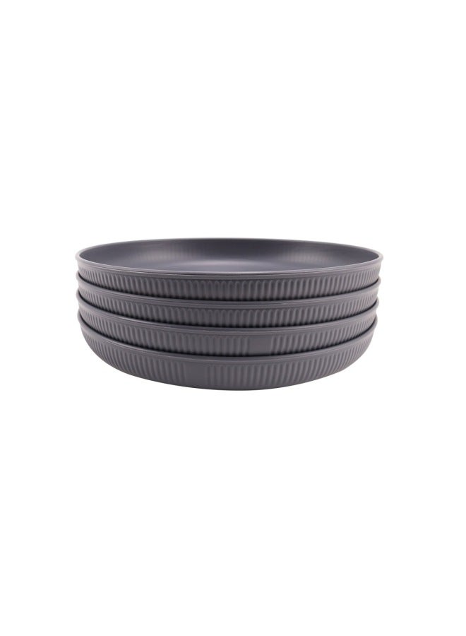 Direct Sale Of Thickened Wheat Straw Dinner Plates For Home Use, Nordic Style 22cm Fruit Plate, Salad Plate, Pp Plate