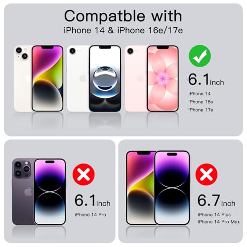 JETech Screen Protector for iPhone 17e 2026 iPhone 16e iPhone 14 Tempered Glass Film 61Inch Display 3Pack - Image 3