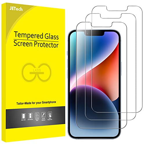 JETech Screen Protector for iPhone 17e 2026 iPhone 16e iPhone 14 Tempered Glass Film 61Inch Display 3Pack - Image 1