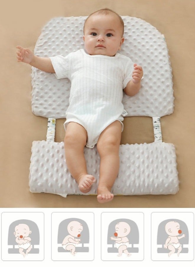 Baby Wedge Pillow,Crib Infant Anti-slip Nursing Pillows, Infant Sleeping Wedge Pillow Anti Vomit Milk Pillows 15-Degree Incline for Better Night's Sleep, Prevent Sliding - Image 4