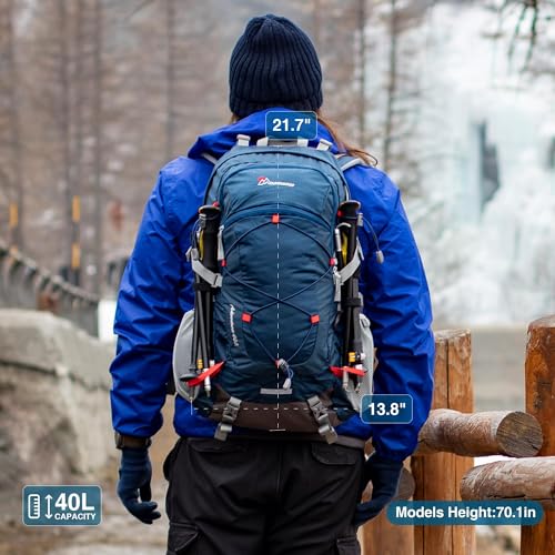 MOUNTAINTOP 25L/40L Hiking Backpack,Lightweight Travel Backpack for Men Women Outdoor Backpacking, Camping - Image 4