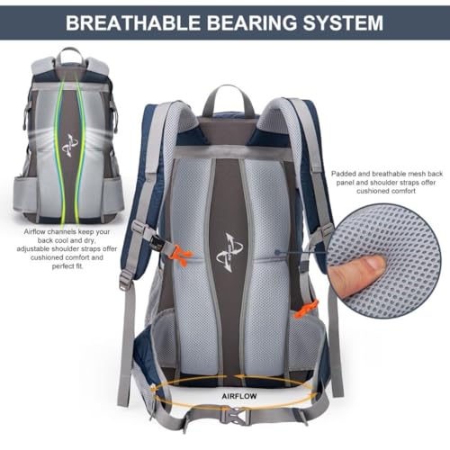 MOUNTAINTOP 25L/40L Hiking Backpack,Lightweight Travel Backpack for Men Women Outdoor Backpacking, Camping - Image 5