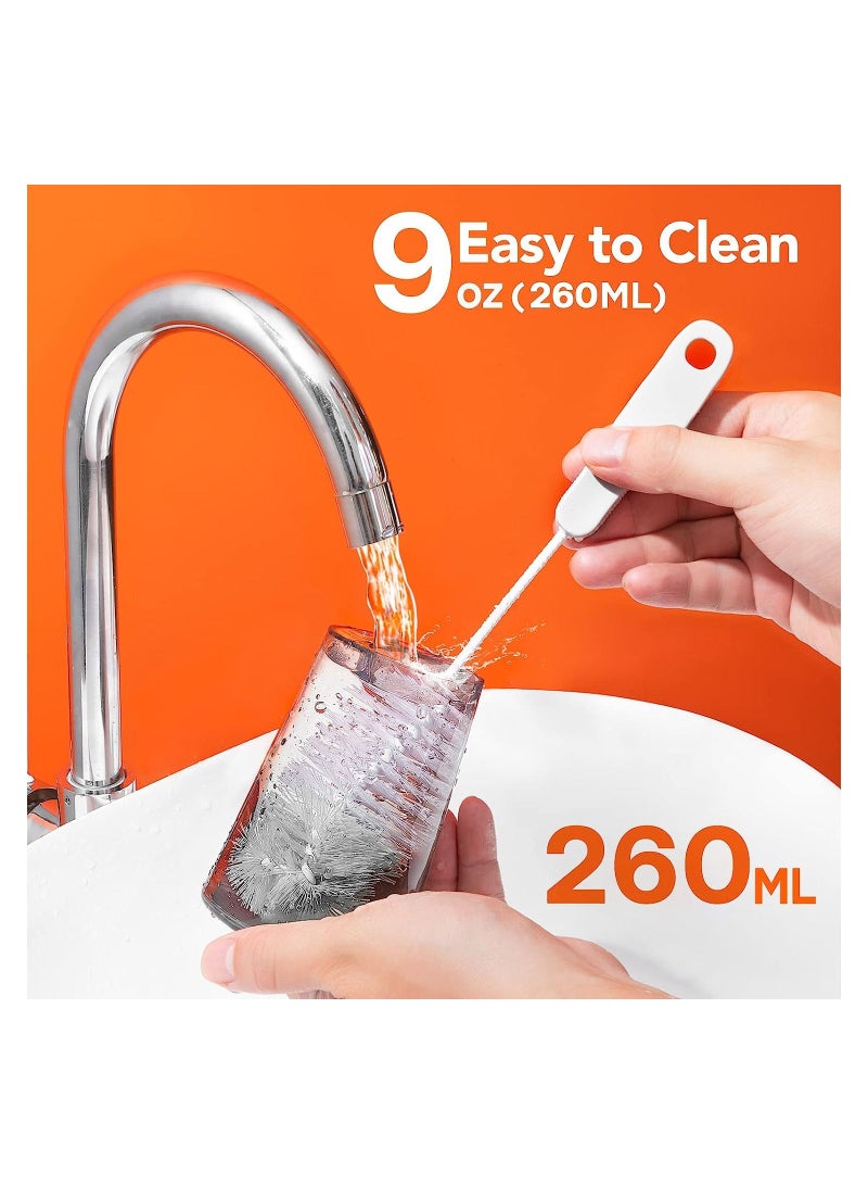 Bitvae Water Flosser Professional for Teeth, Portable IPX7 Waterproof 260ML Water Teeth Cleaner Picks, 3 Cleaning Modes 6 Jet Tips, USB Rechargeable Water Dental Picks for Cleaning - Image 2