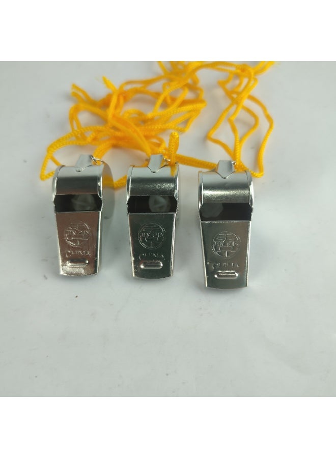 Metal Whistle Referee Coach Warning Camping Whistle 2 PCS - Image 2