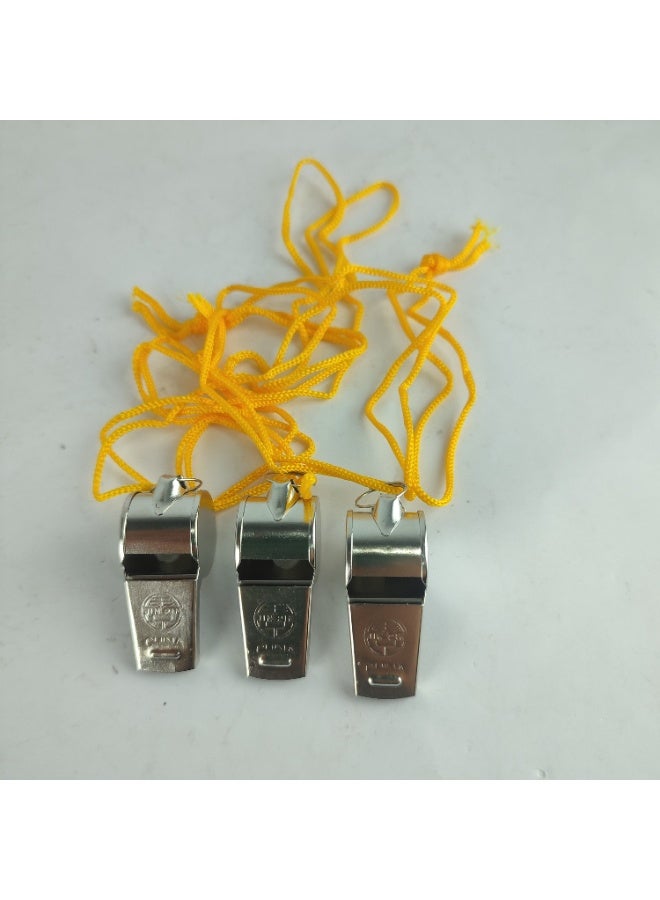 Metal Whistle Referee Coach Warning Camping Whistle 2 PCS - Image 3