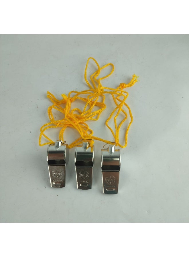 Metal Whistle Referee Coach Warning Camping Whistle 2 PCS - Image 1
