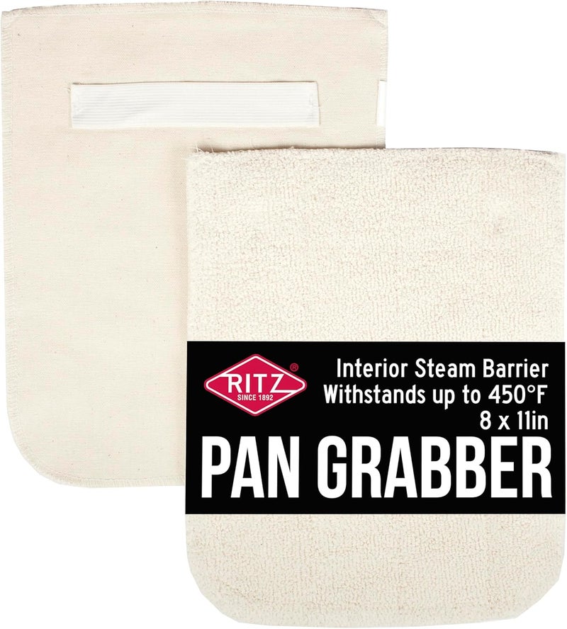 Ritz وسادة حرارية CLPG1-2E من تيري مع حاجز بخار، منتج تجاري، 8" × 11"، مجموعة من 2، بيج - Image 1