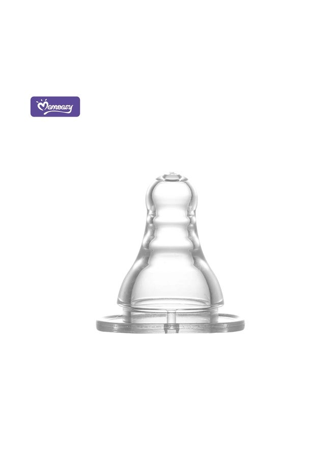 Momeasy Silicone Nipples – Standard, 2 Pcs Medium Size - Image 2