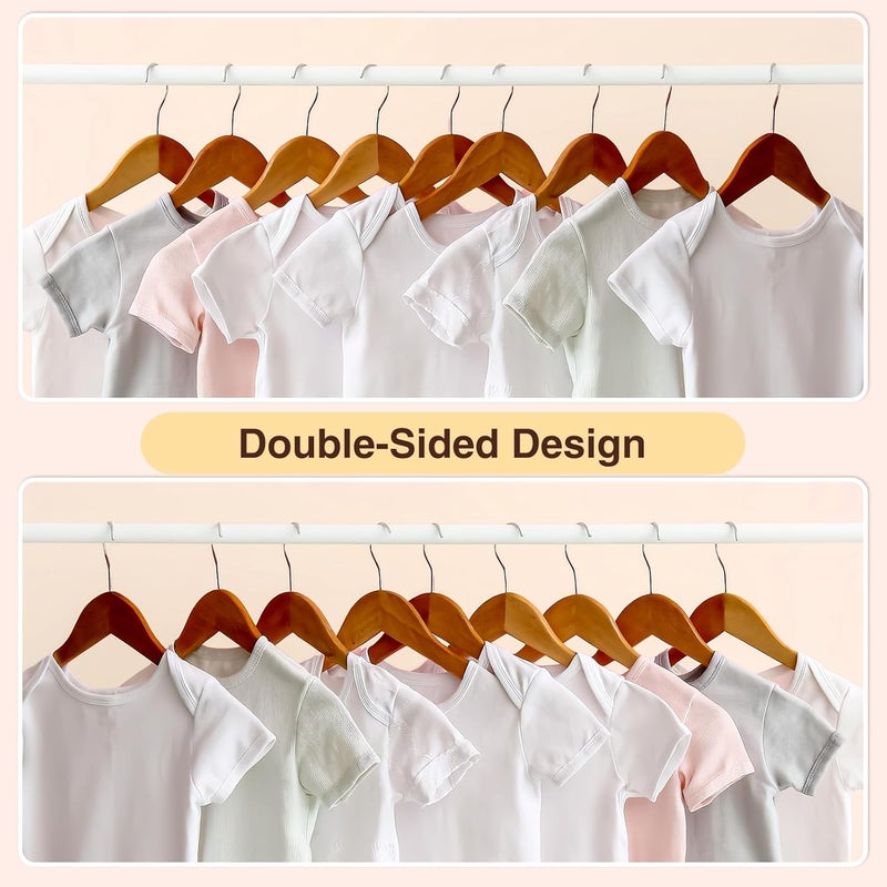 WSICSE Baby Closet Divider DoubleSided Baby Clothes Organizer Nursery Decor Closet Dividers for baby Clothes 8 Designs from Newborn to 24 Month Pastel - Image 5