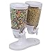 Home Basics Home Basics Double Cereal Dispenser, White - Image 2