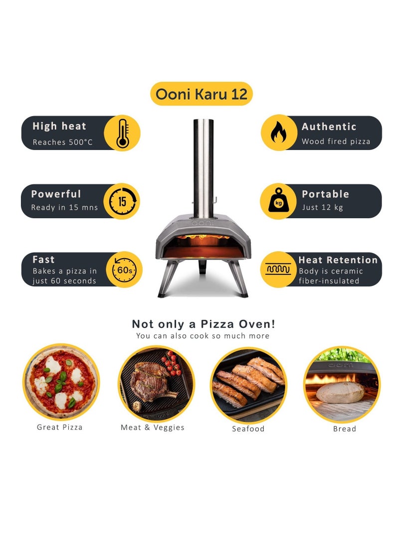 ooni - 12 Multi-Fuel Outdoor Pizza Oven - Image 1