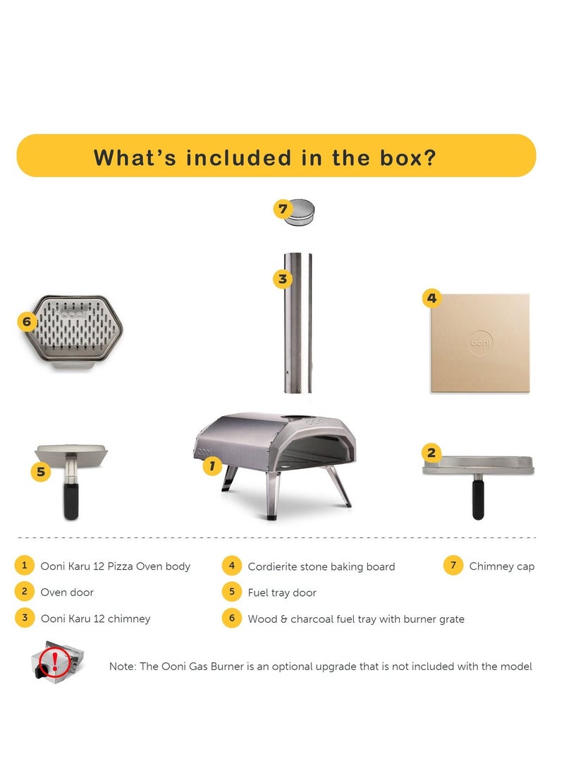 ooni - 12 Multi-Fuel Outdoor Pizza Oven - Image 1