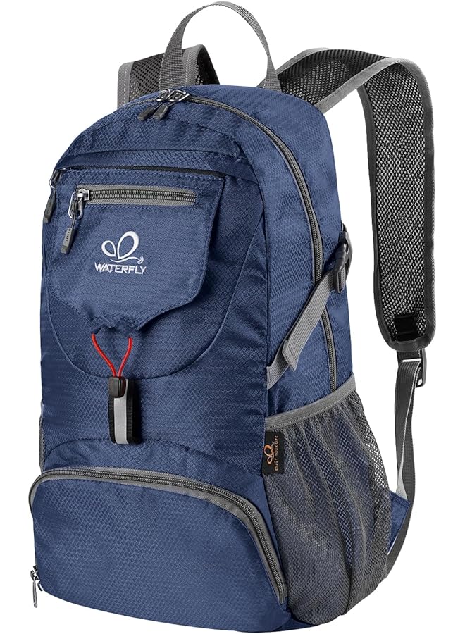 WATERFLY Small Lightweight Packable Backpack: 20L Ultra Light Foldable Travel Hiking Camping Daypack Day Pack For Man Woman - Image 1