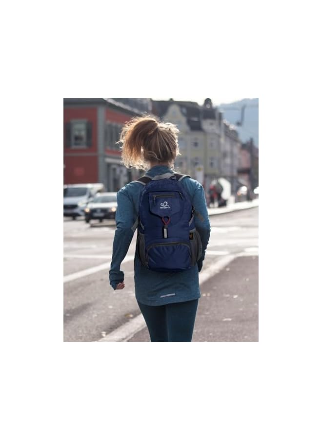 WATERFLY Small Lightweight Packable Backpack: 20L Ultra Light Foldable Travel Hiking Camping Daypack Day Pack For Man Woman - Image 3