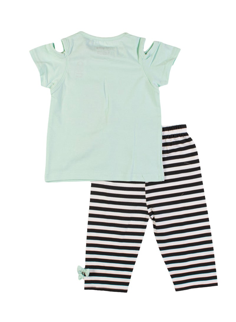 Zercon Summer Pajama Set for Girls 7317 - Image 3