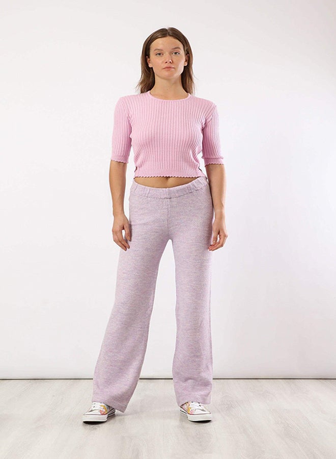 Carina Cropped Ribbed Pullover - Image 1