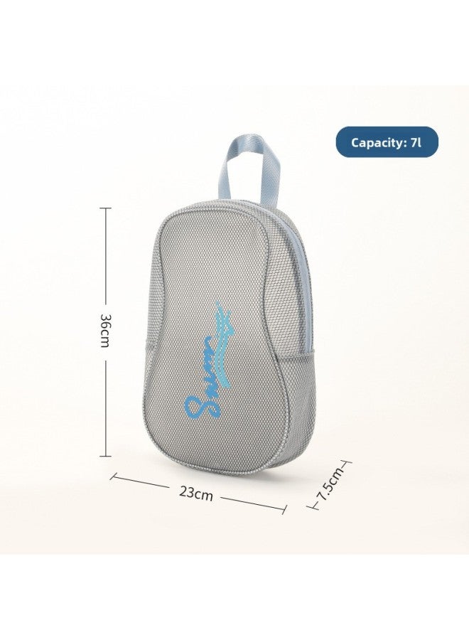 Generic Swimming Storage Bag Women's Dry And Wet Separation Swimsuit Swimming Equipment Special Portable Swimming Bag Waterproof Bag For Travel-Color:Large Black With Compartment - Image 1