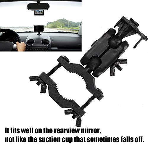 Naroote Dash Cam Mount, Driving Recorder Holder, Car Rearview Mirror Camera Holder Driving Recorder Bracket 360 Degree Rotating Bracket (Metal nut) - Image 5