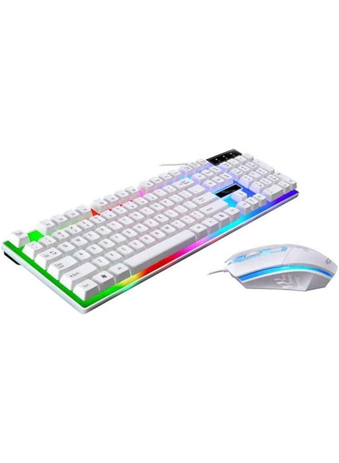 Gaming Mice Gaming Keyboard Combo Led Rainbow Backlit Keyboard And Mouse Set For Computer Pc