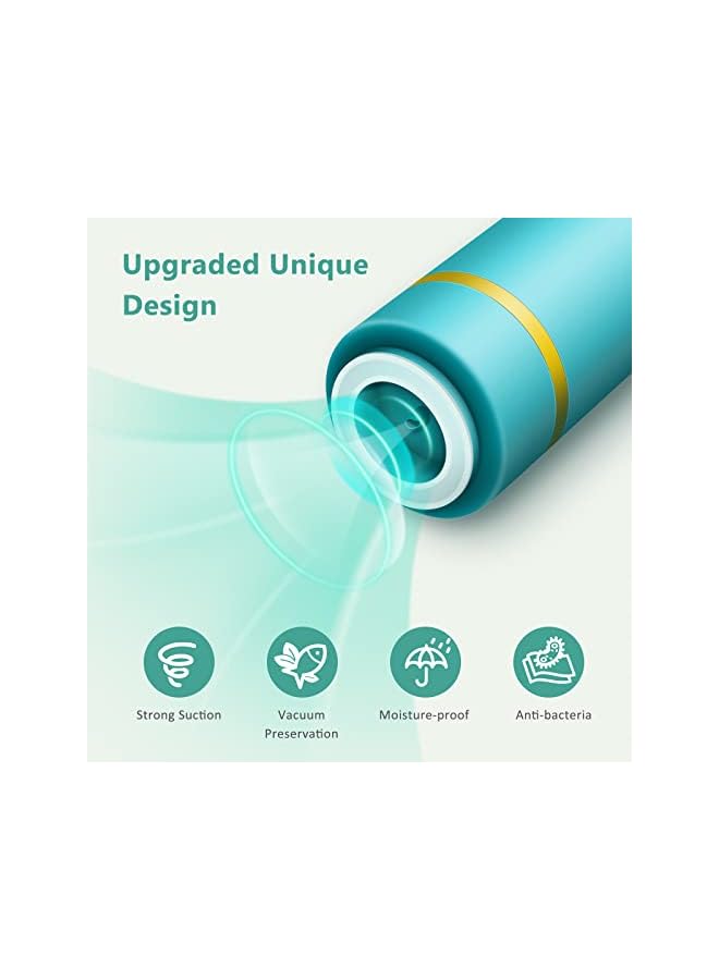 Raxoom Sealer Machine Set With Reusable 5 Sous Vide Bags, Sealing Packing System Usb Rechargeable, Electric Vacuum Seal Machine For Various Food Preservation,Food Preservation Marinate Container - Image 2