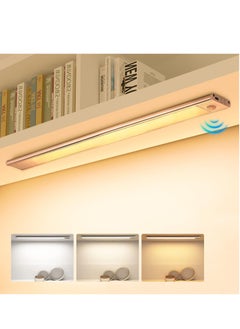 Joshberg 40cm Motion Sensor Closet Lights 3-Color Dimming LED Wireless Rechargeable Under Cabinet Night Light Magnetic Closet Light  - Image 1