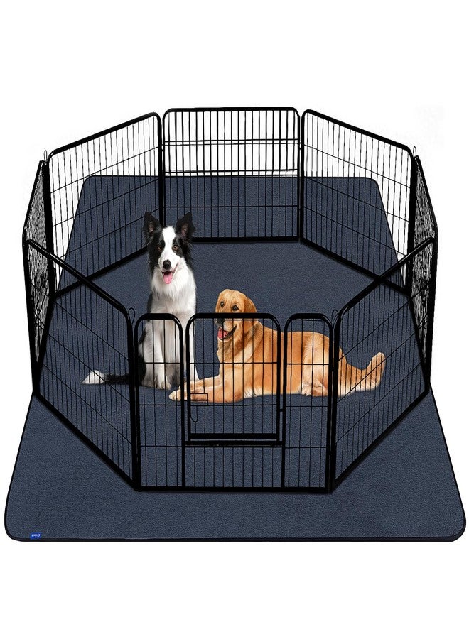 Sunsleek Washable Pee Pads for Dogs 72"x72" Extra Large Super Absorbent Non-Slip Reusable Puppy Pads for Playpen, Crate, Floor, Waterproof Pet Training Mats for Quick-Dry Whelping Pads & Incontinence - Image 1