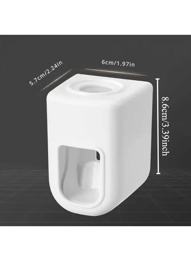 Blue Wall Mounted Toothpaste Dispenser Automatic Squeezer Hygienic Bathroom Holder - Image 3