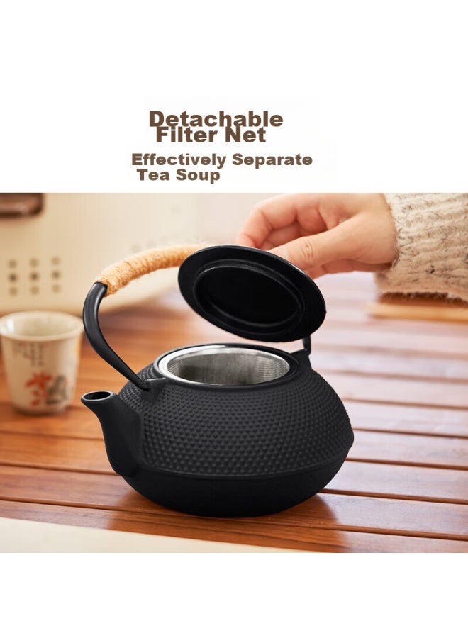 Suncojia Tea Brewing Pot, Cast Iron Pot, Tea Brewing Around The Stove, Large Capacity Kung Fu Tea Set, Tea Maker, Water Pot - Image 5