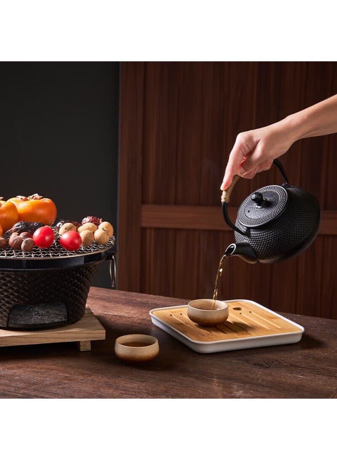 Suncojia Tea Brewing Pot, Cast Iron Pot, Tea Brewing Around The Stove, Large Capacity Kung Fu Tea Set, Tea Maker, Water Pot - Image 2