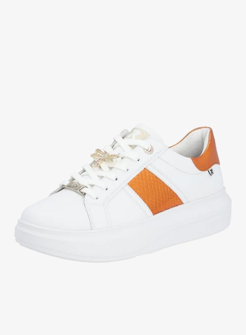 ريكر أحذية نسائية كاجوال رايكر إيفولوشن - أبيضبرتقالي - Image 1