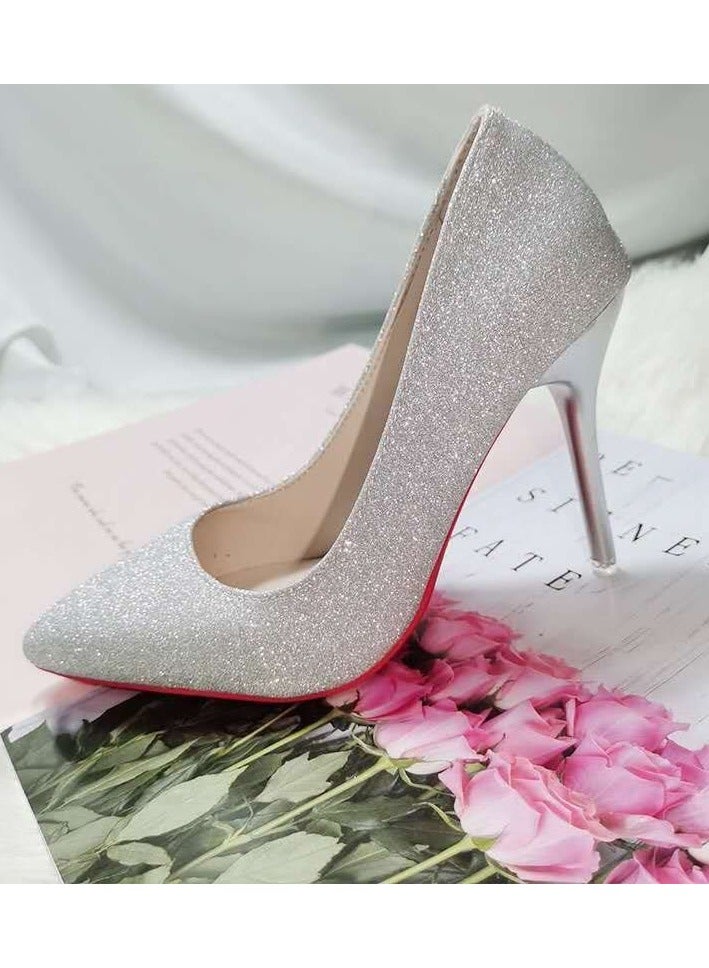 Shougu New High Heels Lacquered Leather Shallow Mouth Single Shoes with Ultra Fine Heels 10CM - Image 1