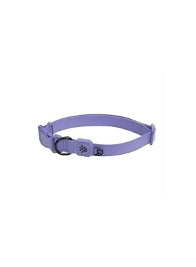 dog collar large jelly bean purple (45-68x2.5cm)