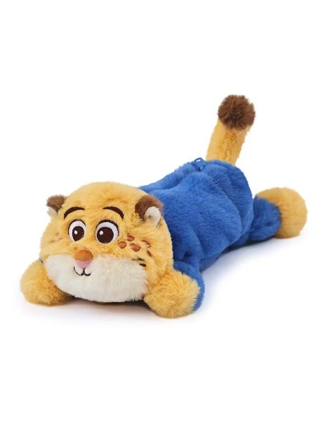 Disney Genuine Licensed Zootopia Series Judy Nick Panther Officer Plush Doll Pendant Keychain-Color:Disney Zootopia Leopard Police Officer Vitality Storage Bag-Height:Genuine Authorization + Anti-counterfeiting Label  - Image 1