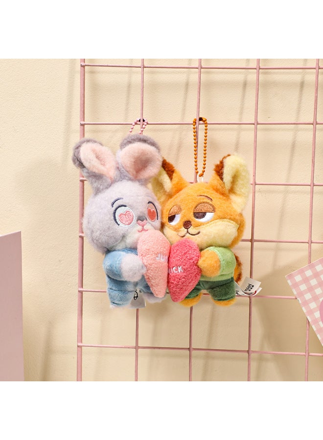 Disney Genuine Licensed Zootopia Series Judy Nick Panther Officer Plush Doll Pendant Keychain-Color:Disney Zootopia Leopard Police Officer Vitality Storage Bag-Height:Genuine Authorization + Anti-counterfeiting Label  - Image 3