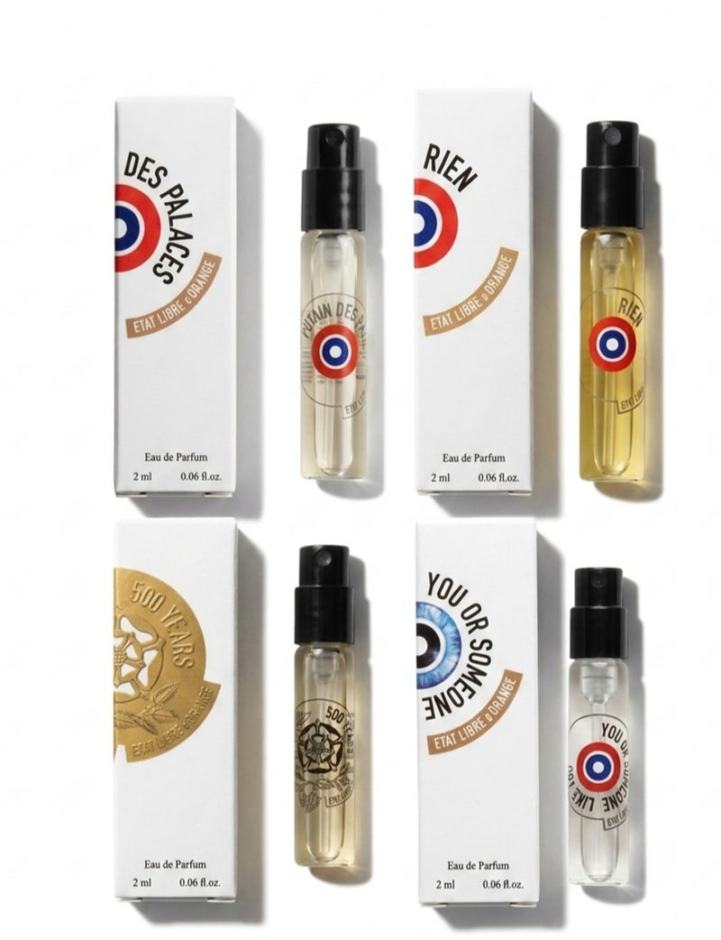 ETAT LIBRE D'ORANGE Eté Libre d'Orange perfume set consisting of 4 pieces, 2 ml each - Image 1