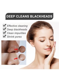 EELHOE Blackhead Remover Black Mask Charcoal Mask Peel off Mask Facial Pore Cleanser Purifying Face Mask Nose strips 1.05 Ounce  - Image 3