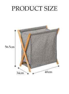 DUNISO Foldable Large Laundry Basket Waterproof Storage Washing Basket Collapsible Rolling Laundry Hamper Large Dirty Clothes Storage Basket For Bedroom Living room Bathroom  - Image 4