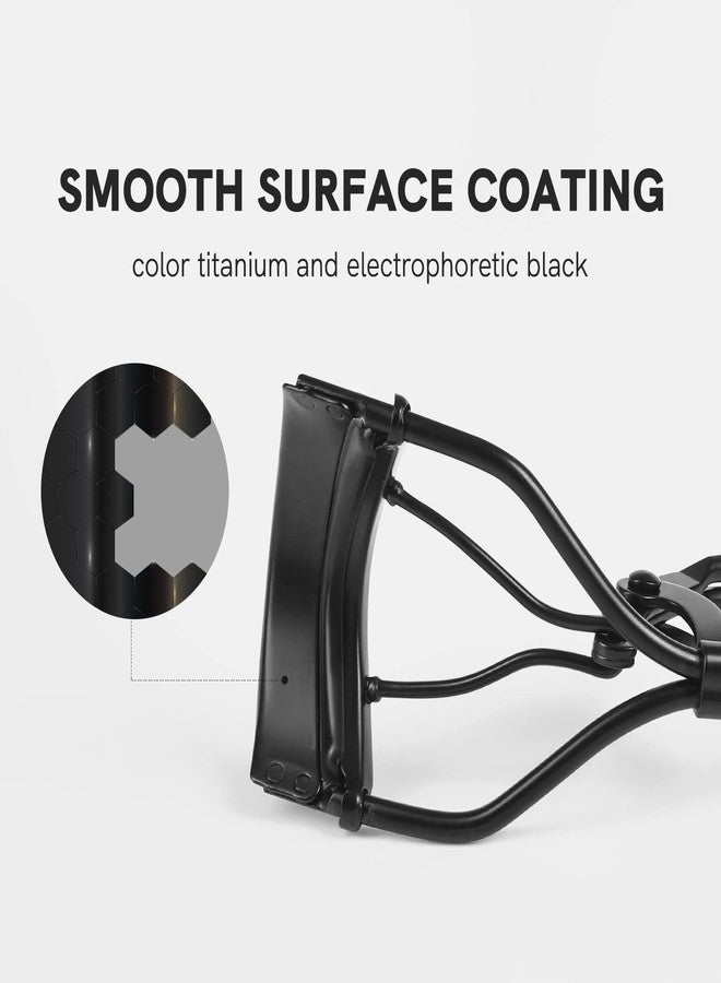 Cut it Eyelash Curler Professional Carbon Steel Achieve Precise Control and Long-Lasting Curl, Extra Refill Pads Included, Makeup Eye Lash Curler Tools for All Eye Shapes, Pinch-Free Design, Gentle & Safe - Image 5