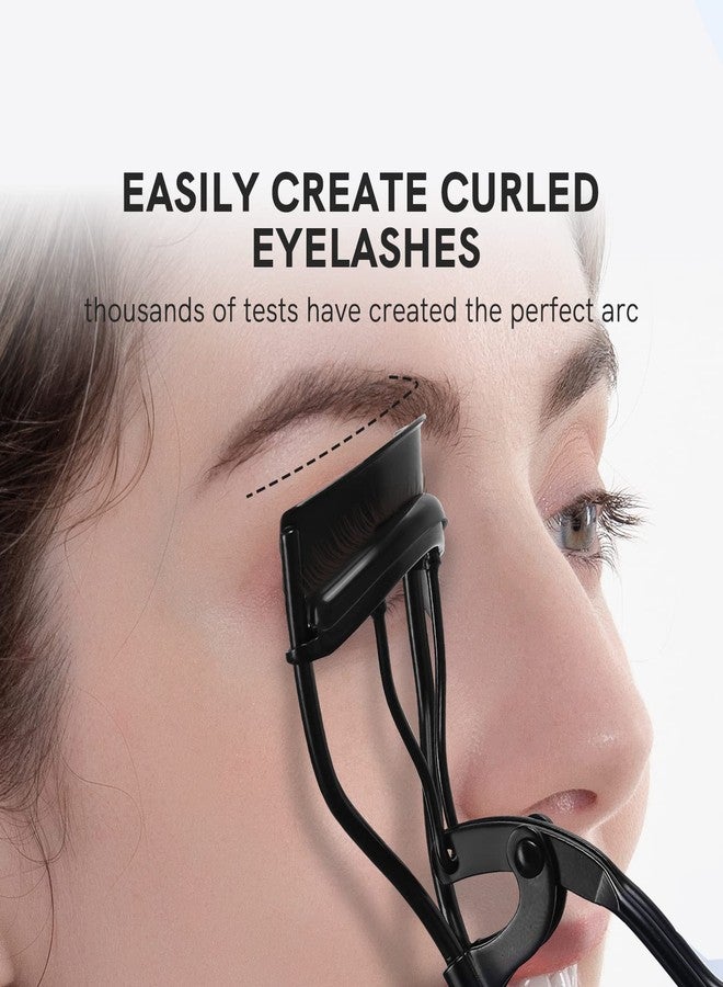 Cut it Eyelash Curler Professional Carbon Steel Achieve Precise Control and Long-Lasting Curl, Extra Refill Pads Included, Makeup Eye Lash Curler Tools for All Eye Shapes, Pinch-Free Design, Gentle & Safe - Image 2