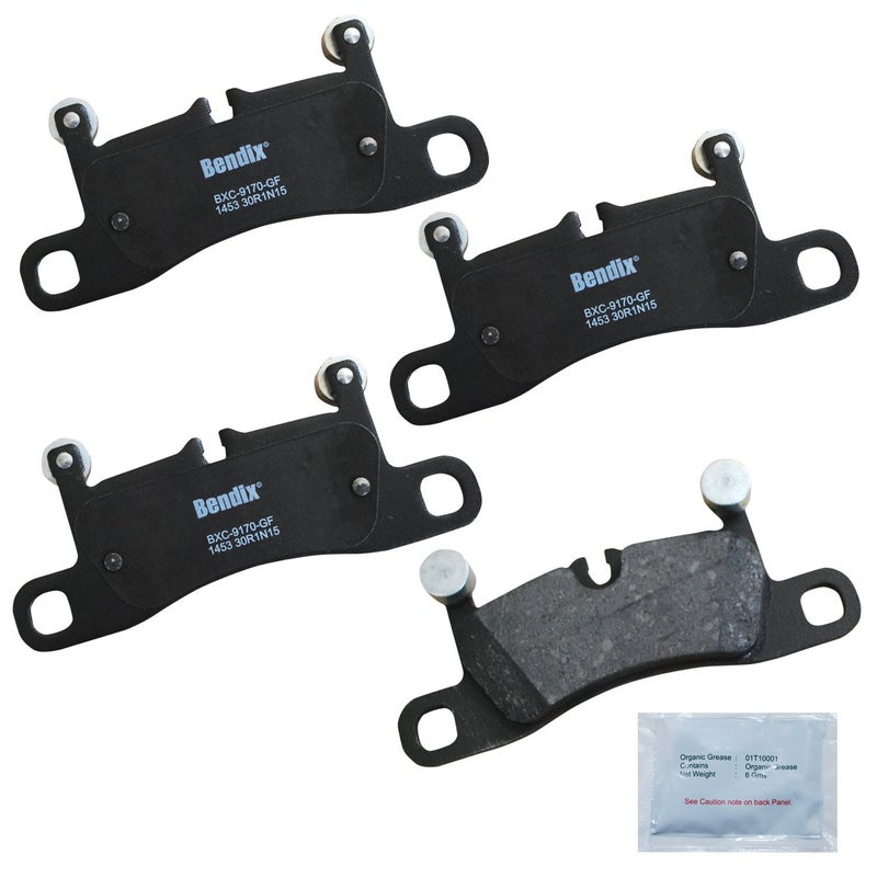 Bendix Priority1 CFC1453 Ceramic Rear Brake Pads for Porsche Cayenne 2018-2011, Volkswagen Touareg 2018-2011 - Image 4